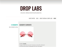 Tablet Screenshot of droplabs.co